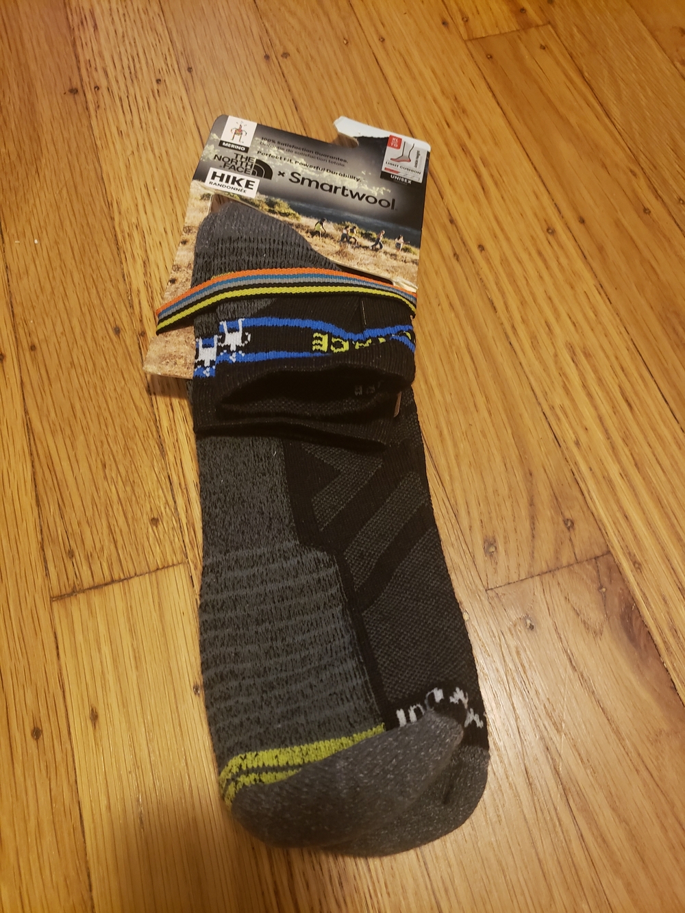 The Northface Smartwool Hiking Wool Socks Unisex Size XL